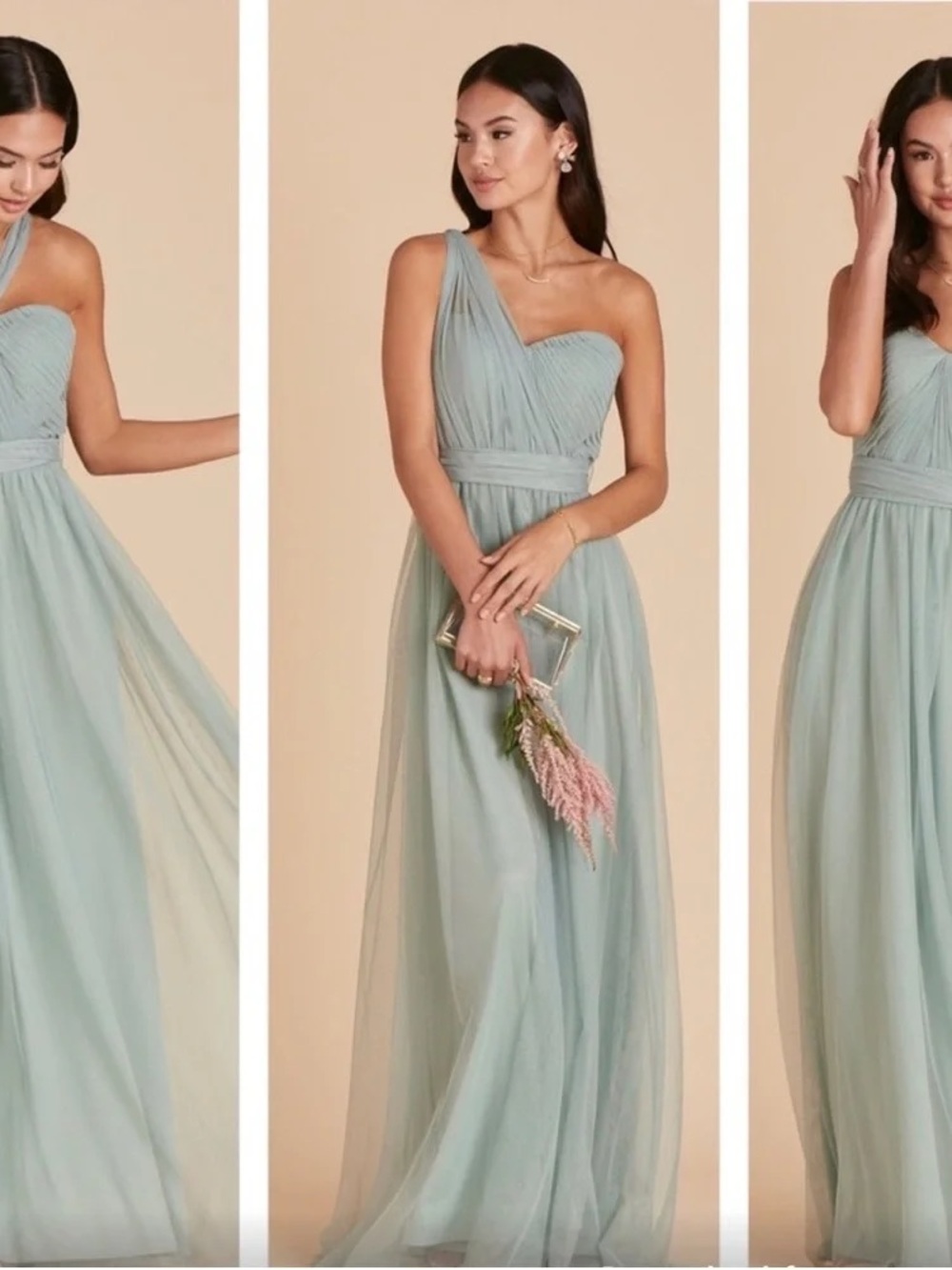 Birdy Grey Cristina Convertible Dress Bridesmaid Sage Green Small New NWT